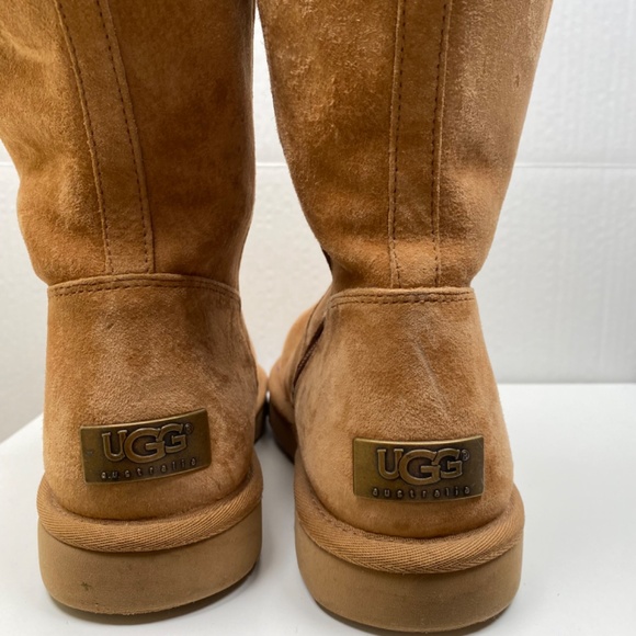 UGG SUMNER ZIPPER BOOT CHESTNUT SIZE 8 - Picture 2 of 14